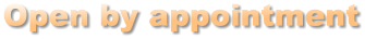 Open by appointment